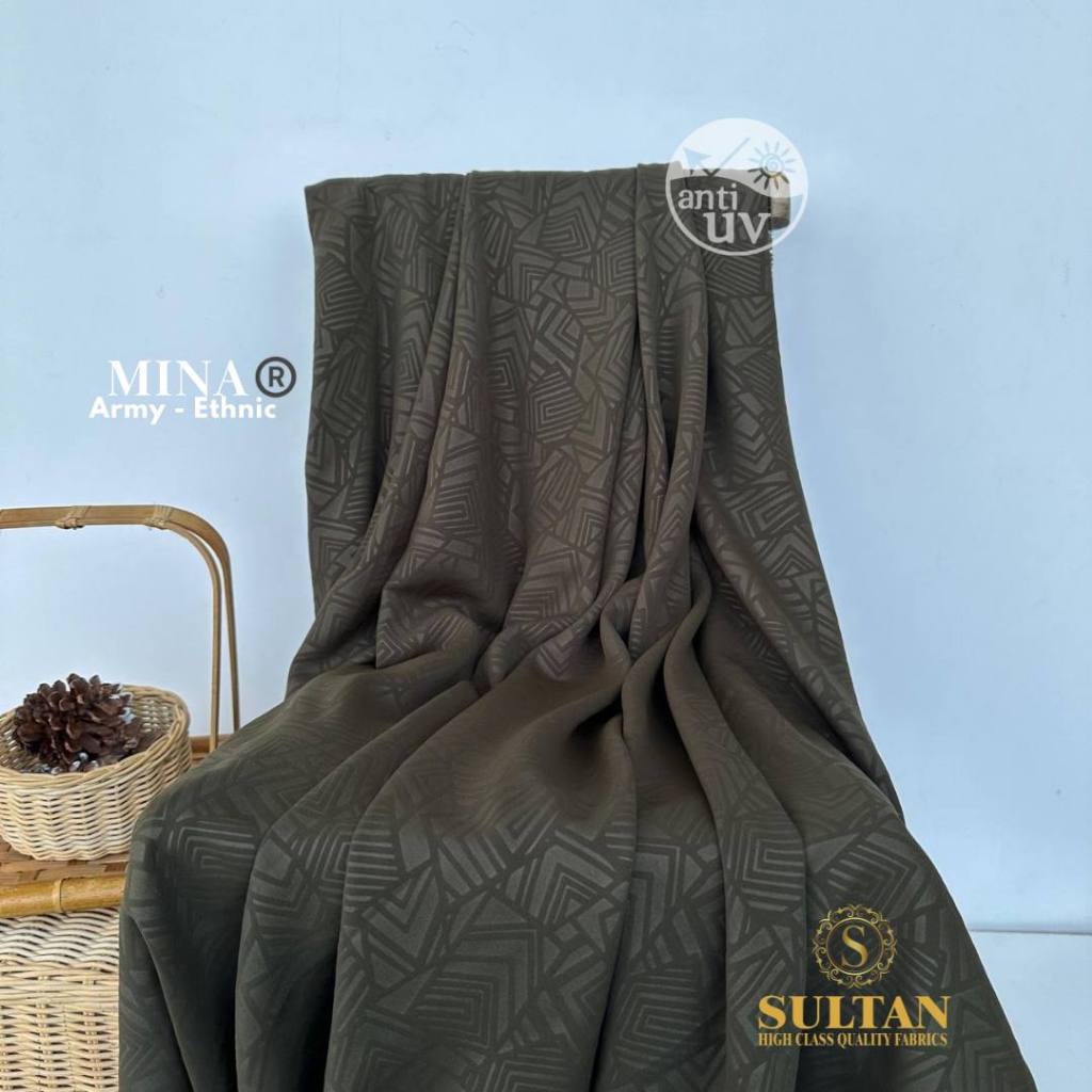 KAIN MINA ANTI UV SULTAN EMBOSS ETHNIC 50 cm