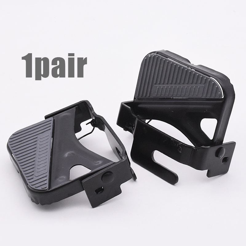 Pasangan Injakan Kaki Sepeda Lipat - Pijakan Belakang Baja untuk Sepeda Gunung / Pedal Lipat BMX & S
