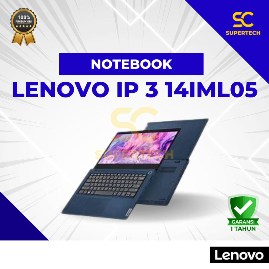 NOTEBOOK LENOVO IP 3 14IML05 i3-10110U 4GB 256GB 14HD W11