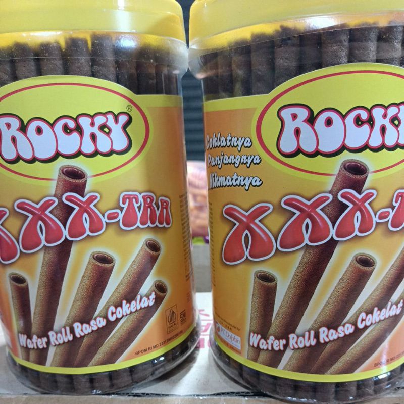 

Wafer Roll stik coklat Rocky @620g