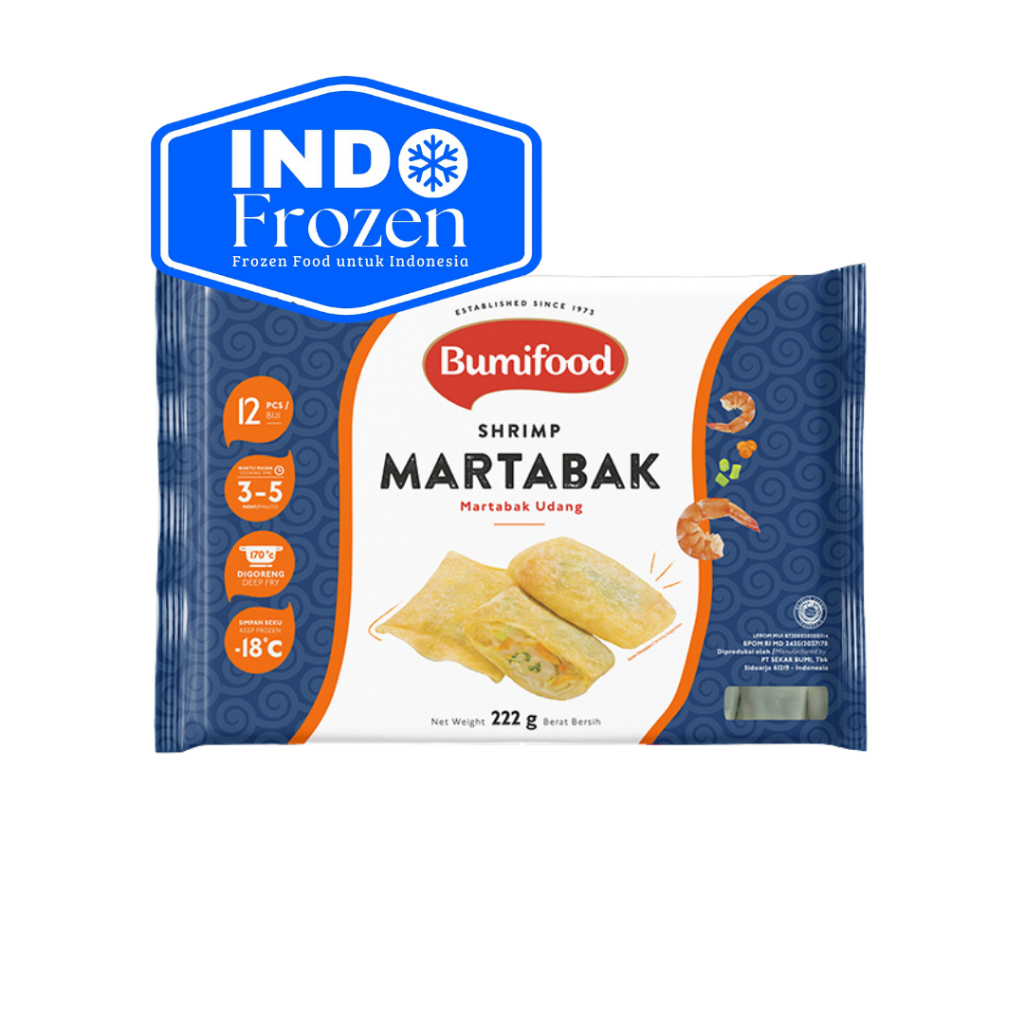 

BUMIFOOD CHICKEN MARTABAK 222GR / MARTABAK AYAM