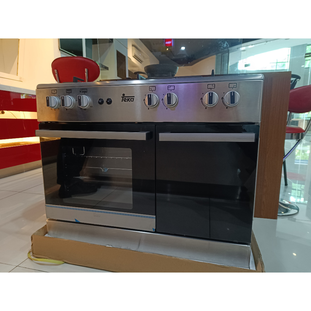 Teka Clearance Sale Freestanding Cooker FS96F B 4G SS Stainless 90CM