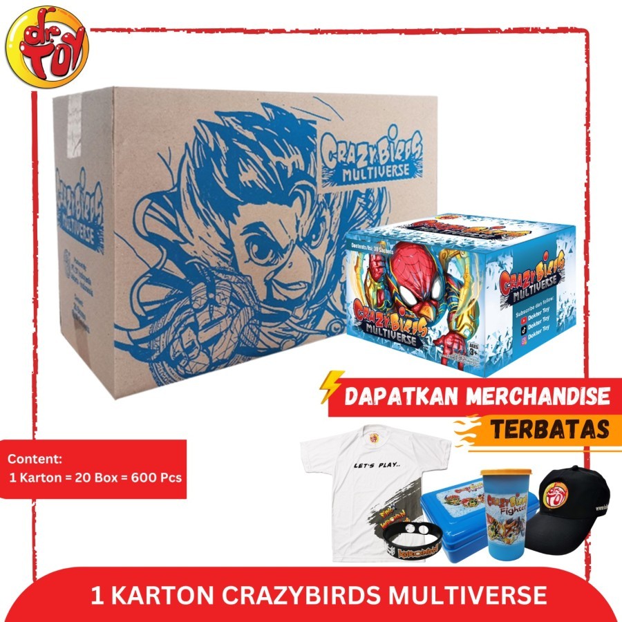 CRAZY BIRDS MULTIVERSE - KARTON