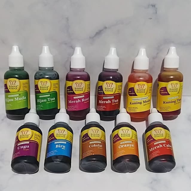 

PEWARNA KOEPOE KOEPOE // PEWARNA MAKANAN 30ML