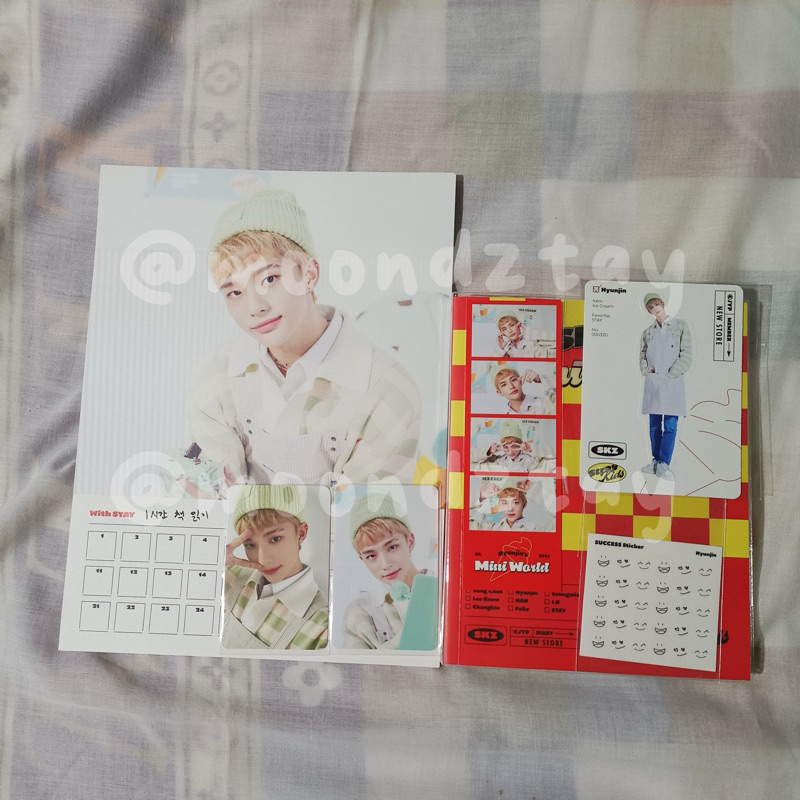 SKZ Mini Word SG 2023 Hyunjin Set & Profile ID Card Set Chocolate Factory Hyunjin