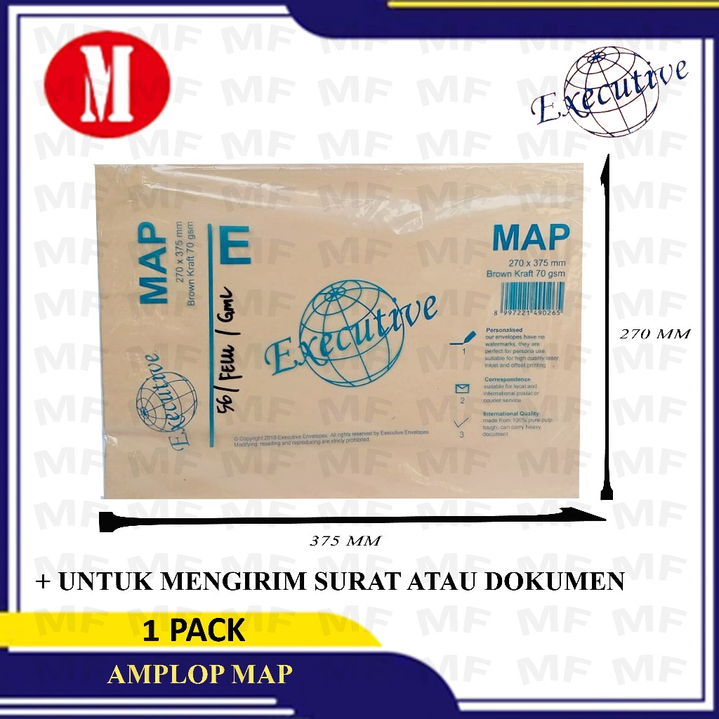 

Amplop Coklat Ukuran MAP