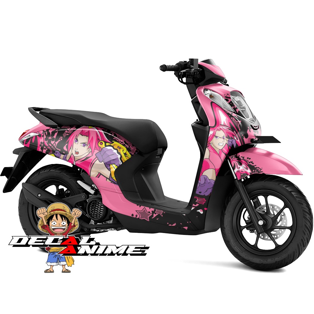 Stiker Decal Genio Full Body Sticker Genio Full Skotlet Variasi Decal Anime Sakura