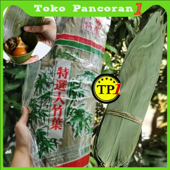 

Daun bambu bungkus bacang/bakcang JUMBO Kering Lebar AAAA Dried Bamboo Leaves 400G