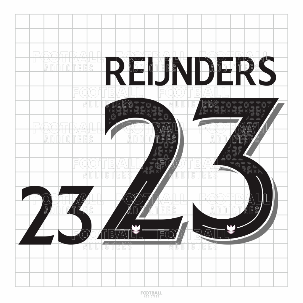 Name Number Set NNS Nama Nomor Punggung Eliano Reijnders Jersey Erspo Tim Nasional Indonesia Away 20