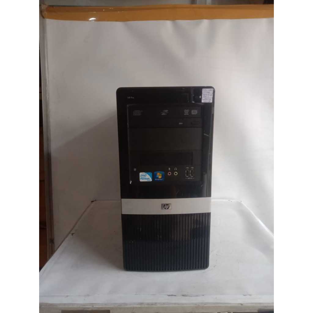 cpu hp pro 2000 mt dual core e5400 ram 4gb ddr3 hardisk 320gb kondisi ok