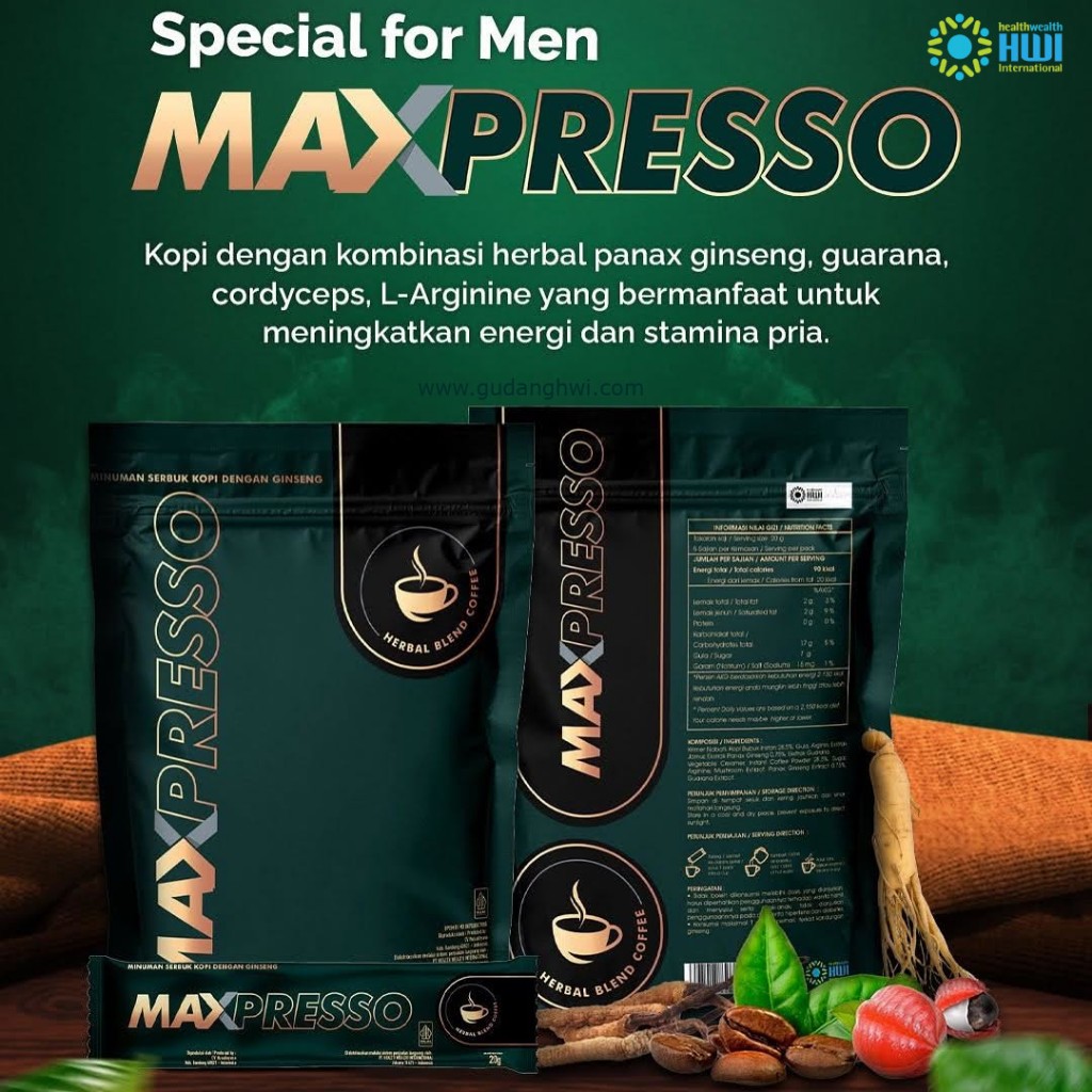 

Maxpresso HWI Harga Ecer 100% asli bergaransi