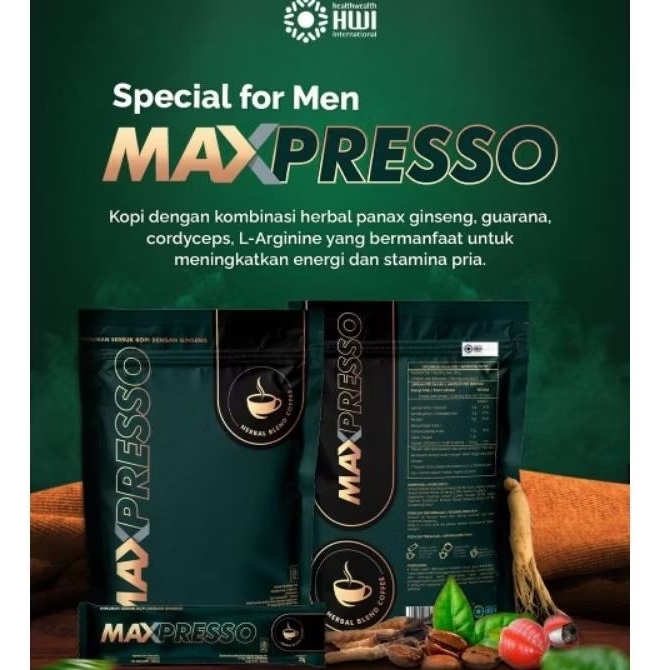 

Maxpresso coffee 1pounch isi 5saset