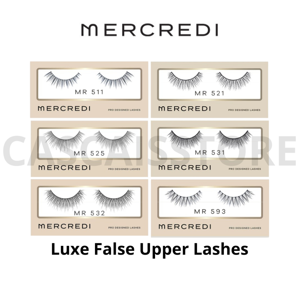 MERCREDI Luxe False Upper Lashes - Bulu Mata Palsu Atas MR 511 520 521 525 531 532 535 593