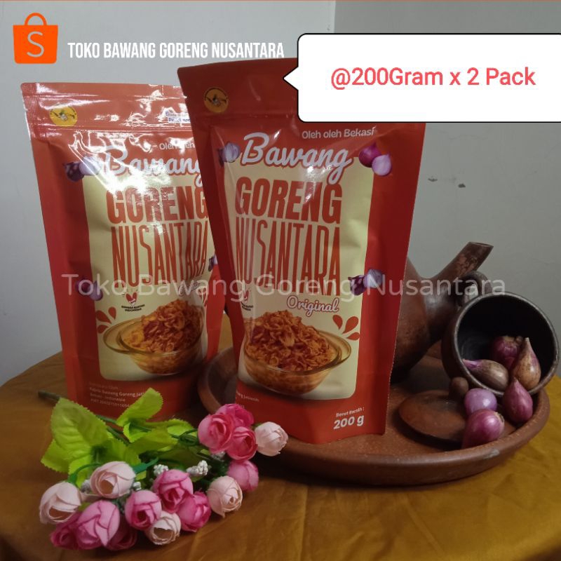 

Bawang Goreng Nusantara @200Gram Paket Hemat 2 Pack