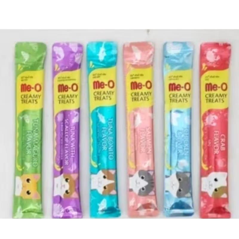 Meo Creamy Snack Kucing Kitten/Dewasa - Makanan Ringan Kucing