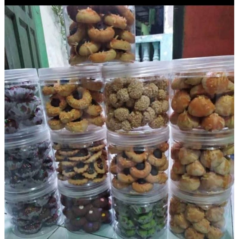 

kue kering isi 4 toples