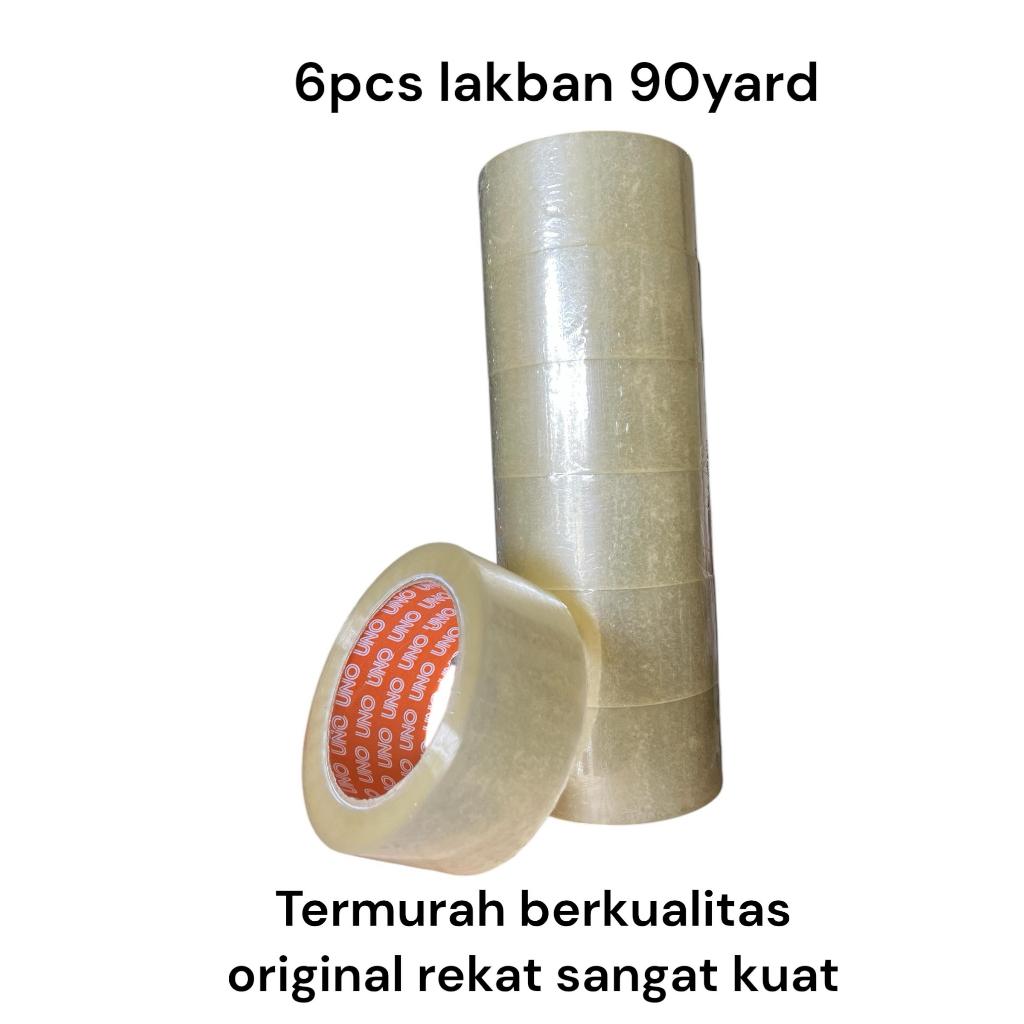 

banting harga!! 6pcs lakban 90yard original berkualitas kuat sangat rekomendasi
