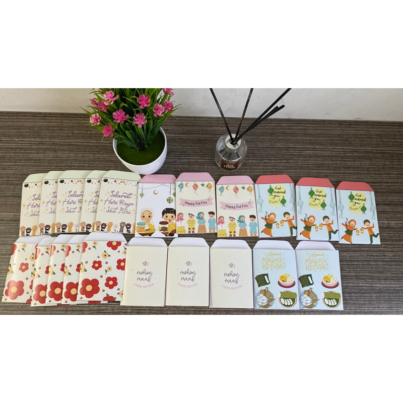 

Amplop kecil lebaran idul fitri / amplop lucu mungil / amplop thr lebaran /