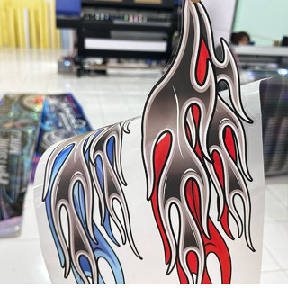 STIKER API API UNIVERSAL UNTUK SEMUA JENIS MOTOR DAN HELM 1SET  / STIKER VIRAL API TERBARU