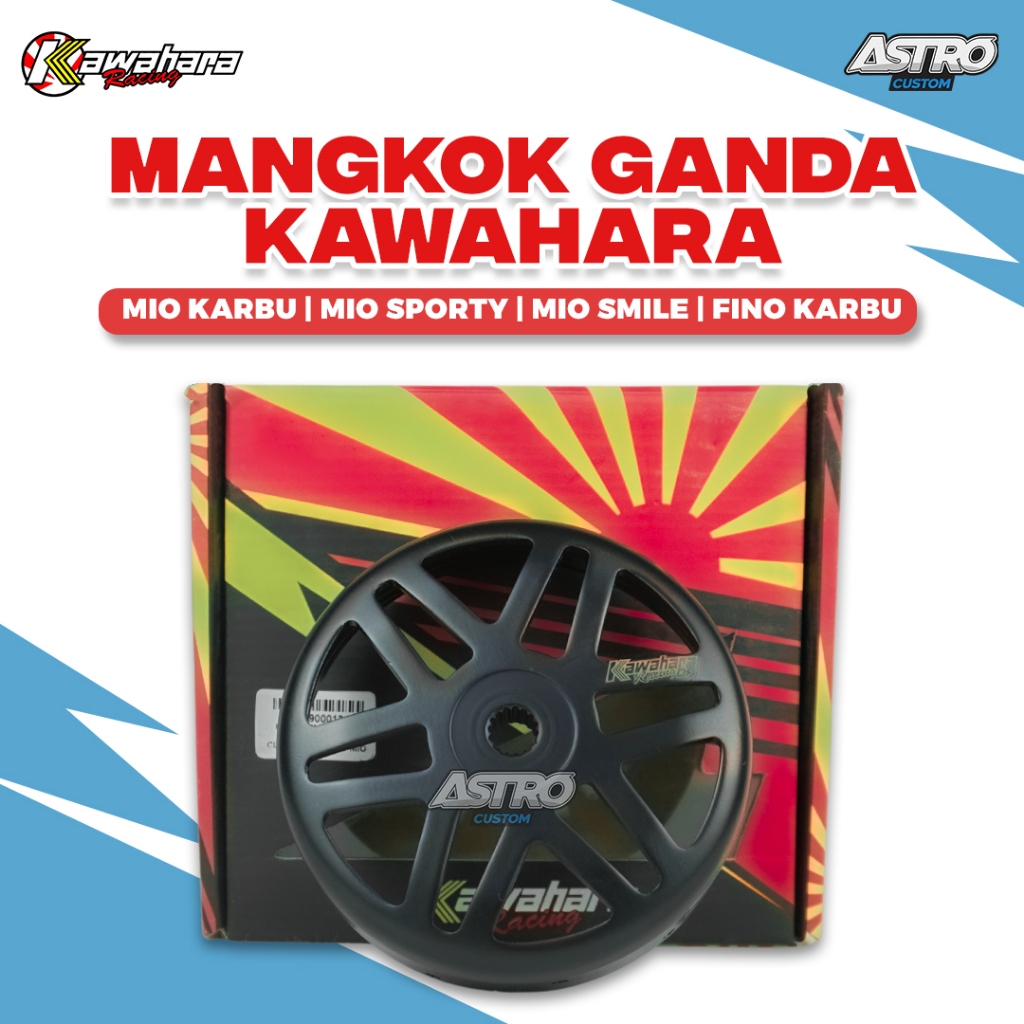 Mangkok Kampas Ganda Kawahara Mio Karbu Sporty Smile Fino Soul Karbu Kampas Ganda Kartel Upgrade CVT