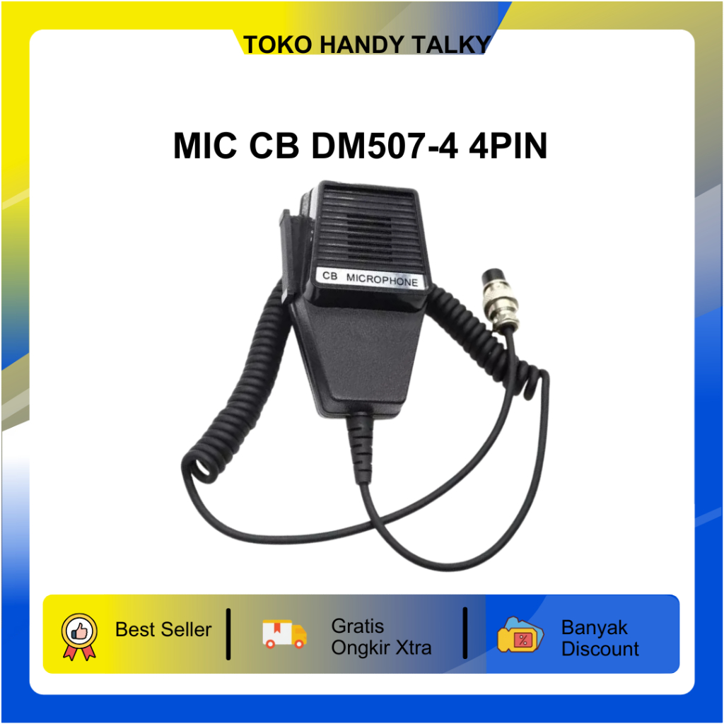 MIC RADIO RIG CB SUPERSTAR Workman Dm507-4 4 PIN REPLACEMENT CB RADIO