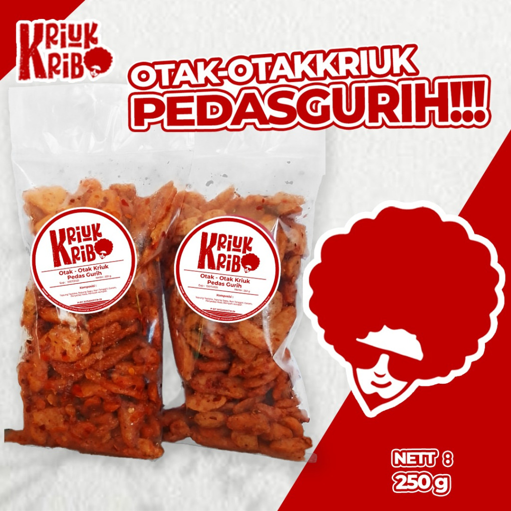 

Kriuk Kribo - Otak Otak Kriuk Pedas Gurih 250 Gram (2 pcs)