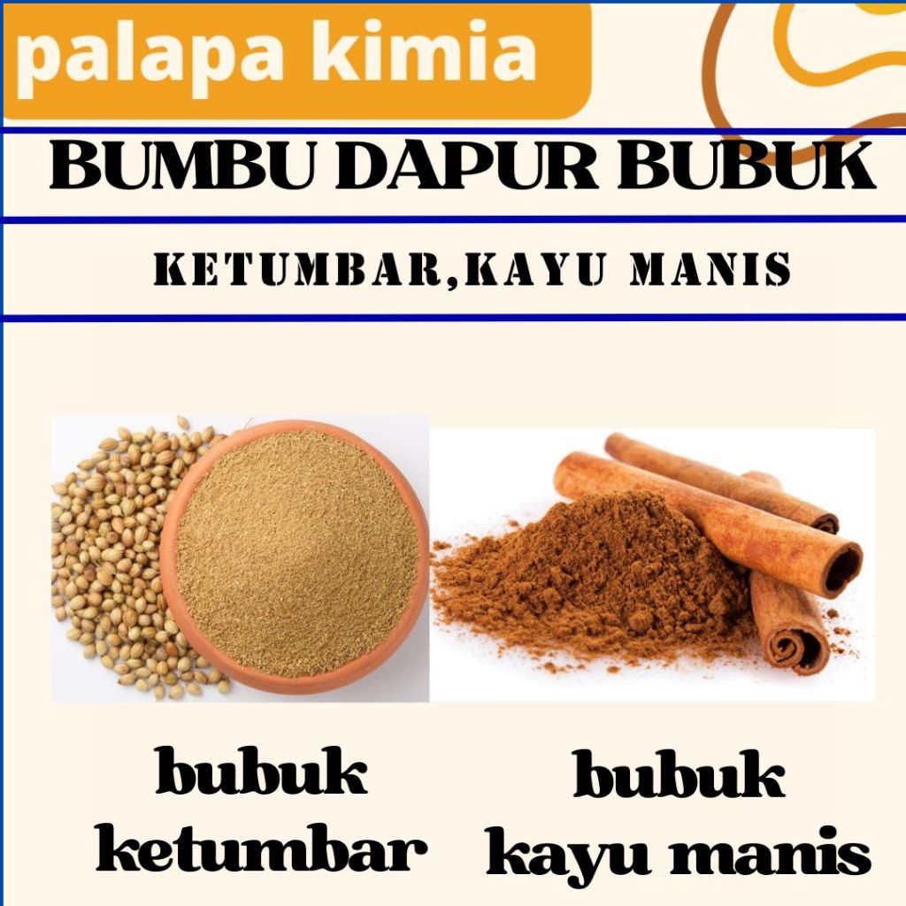

BUBUK/SERBUK KAYU MANIS DAN KETUMBAR 100 GRAM