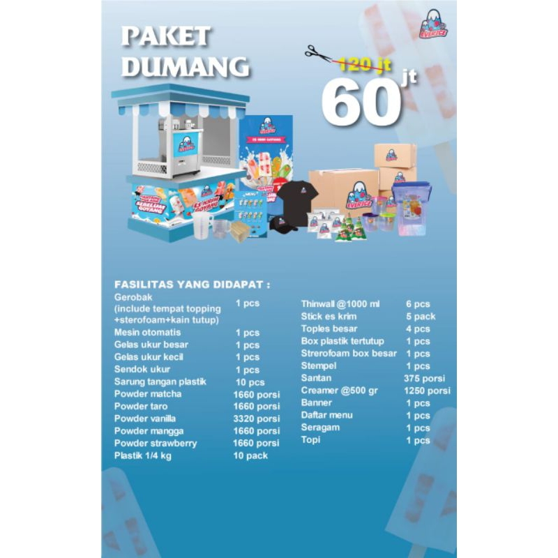 Paket Es Goyang Everice Dumang