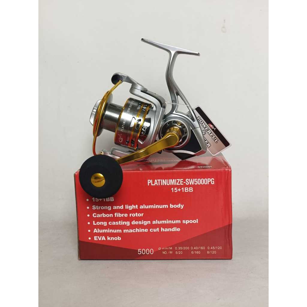 Reel Pancing G-Tech PLATINUMIZE-SW5000PG LIMITED EDITION- Power Handle