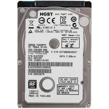 Hardisk laptop bekas 500GB sata