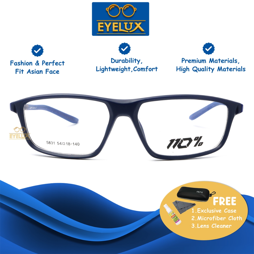 110% Eyewear / 110%-5831/ 54-18-140 / Frame Kacamata 110% Eyewear ORIGINAL