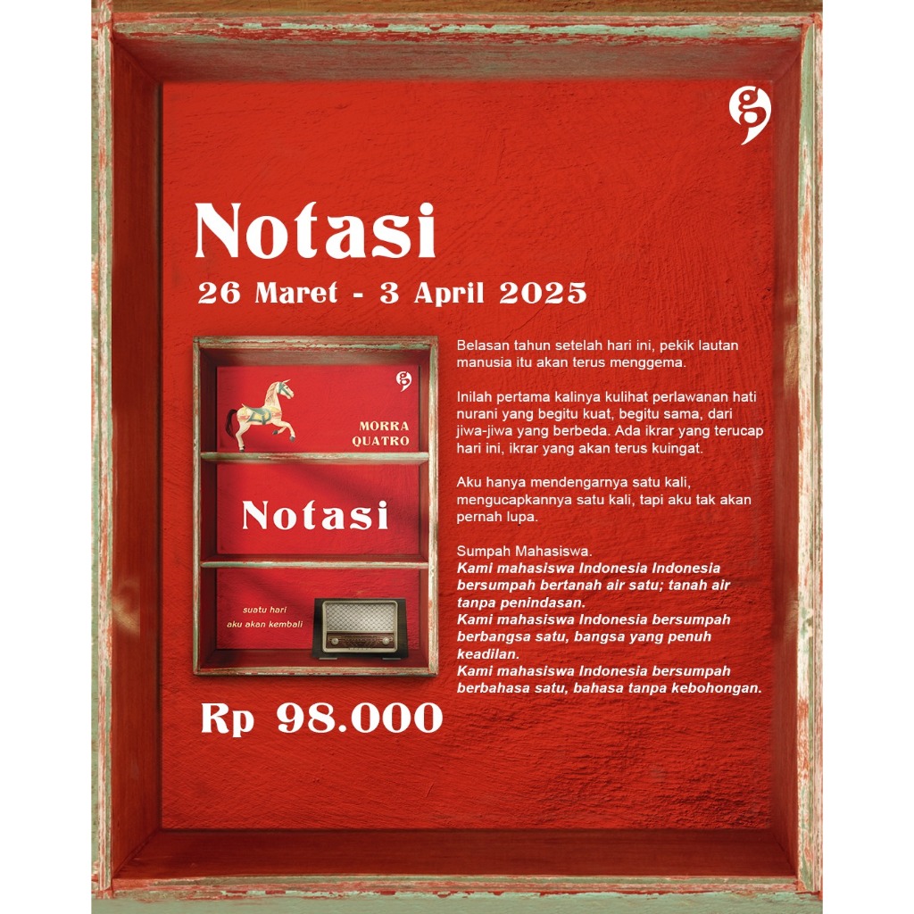 Novel Notasi - Morra Quatro - Gagasmedia