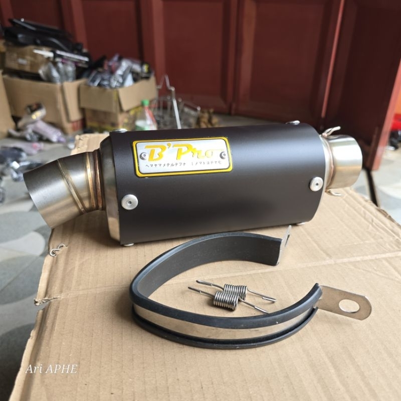 slincer silincer knalpot BPRO CNC trioval short original