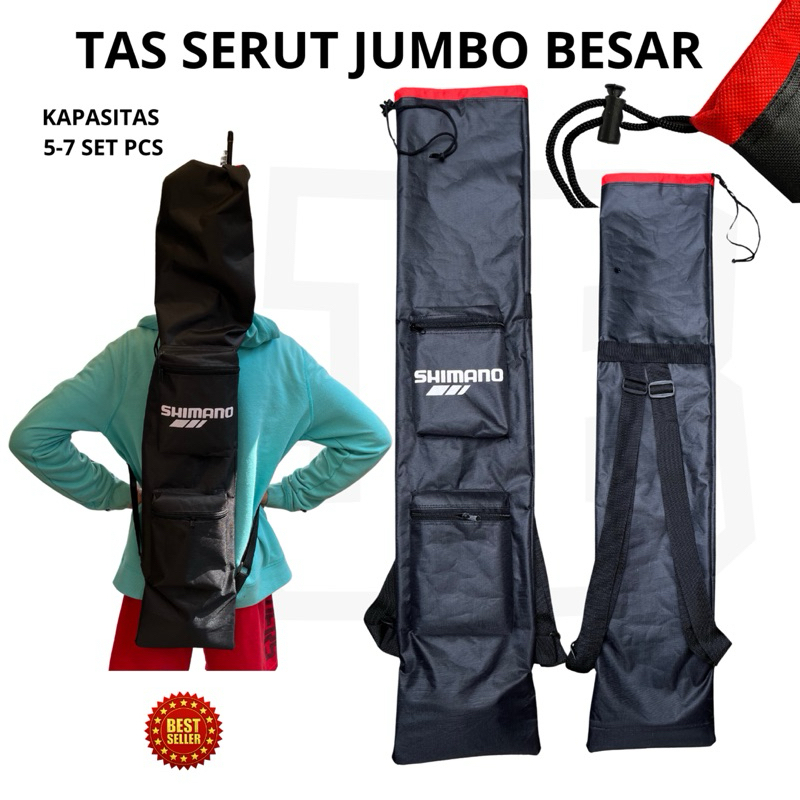 Tas Pancing Serut Ransel Shimano untuk memancing lebih praktis dan Simple