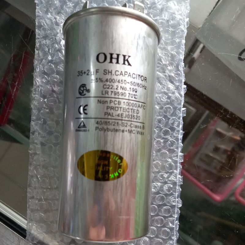 Kapasitor Ac 35+2 mikro farad