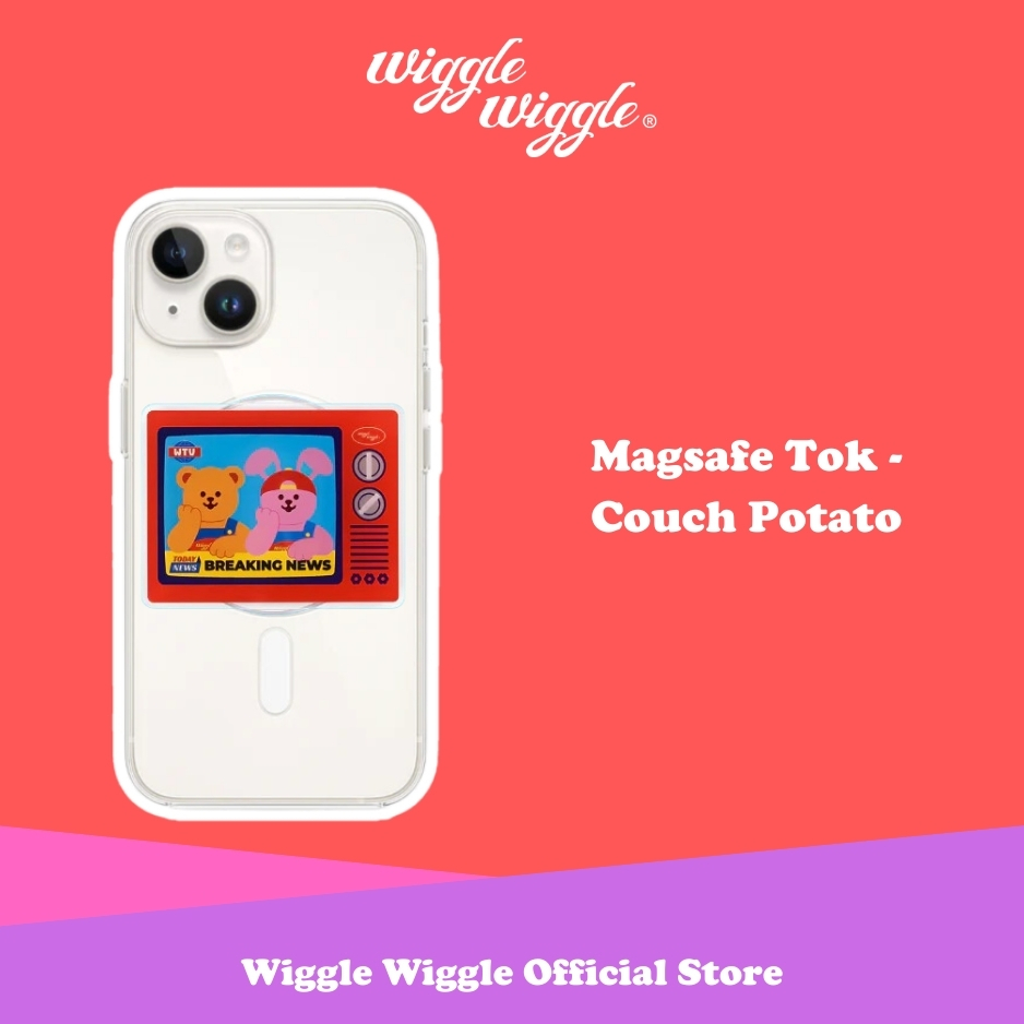 Wiggle Wiggle Magsafe Tok - Couch Potato Aesthetic Lucu Korea