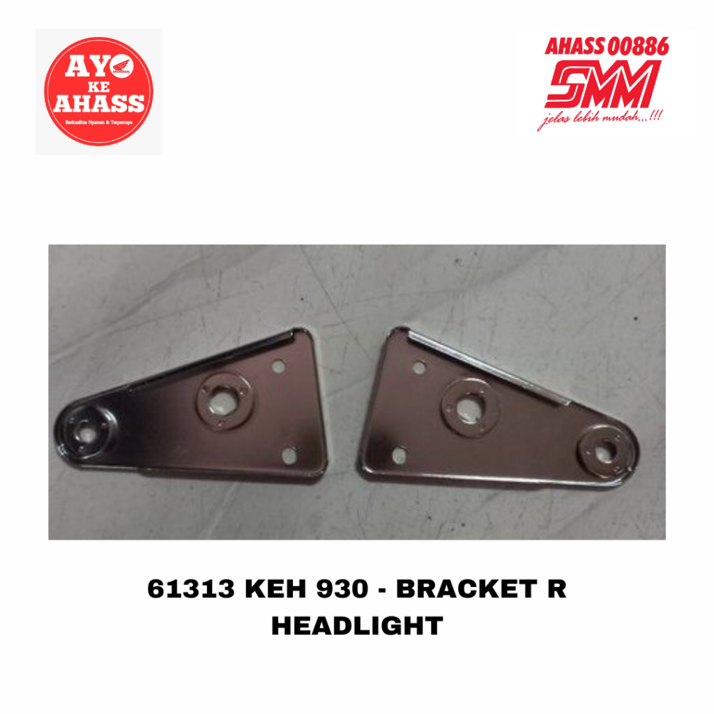 BRAKET R HEADLIGHT dengan kode 61313 KEH 930 HONDA MEGA PRO