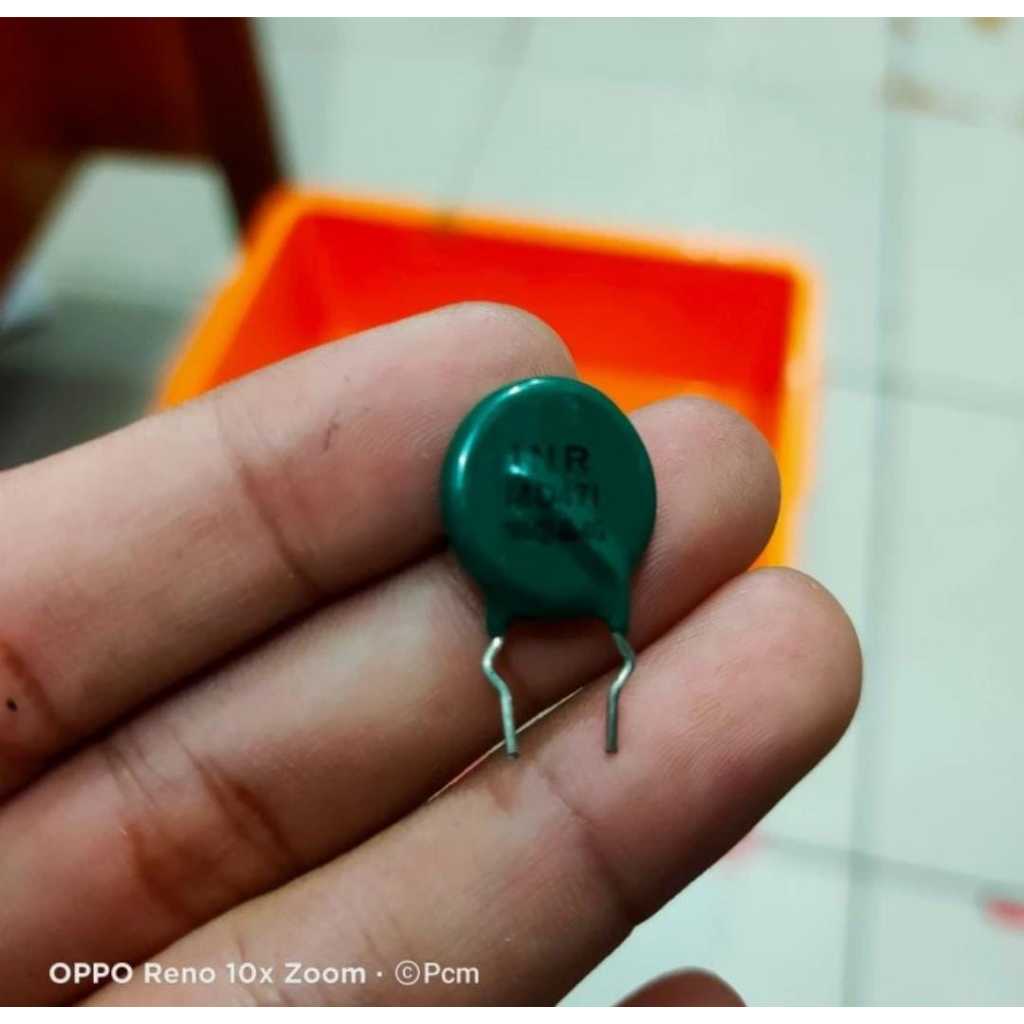 RE3029 varistor mov anti petir hijau maksimal 470v 470volt 14v471k tnr 14v471 by PCM LTC GLODOK