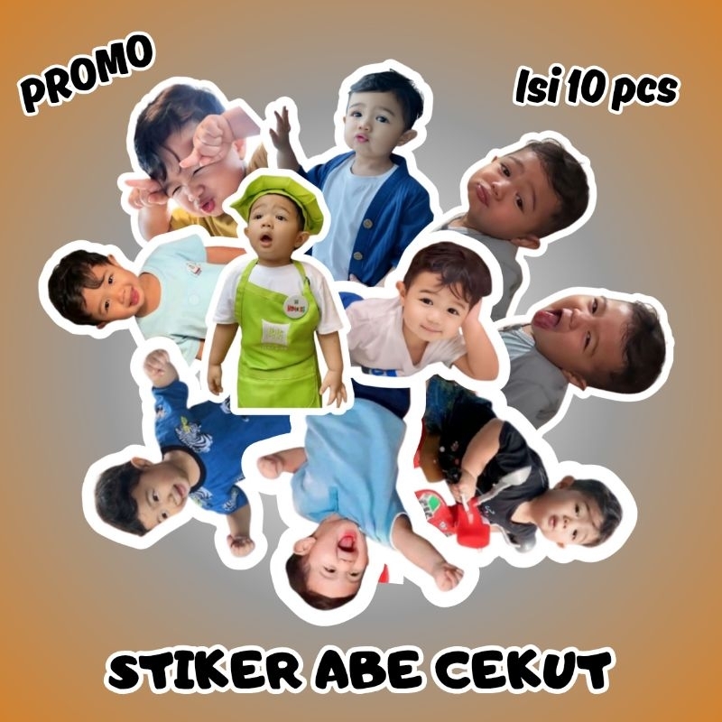 

Stiker Abe Cekut Isi 10 pcs Termurah