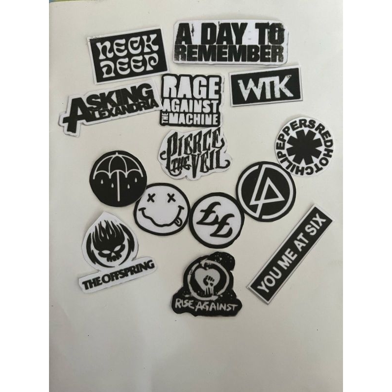 

Stiker Band Murah Hitam Putih 14pcs