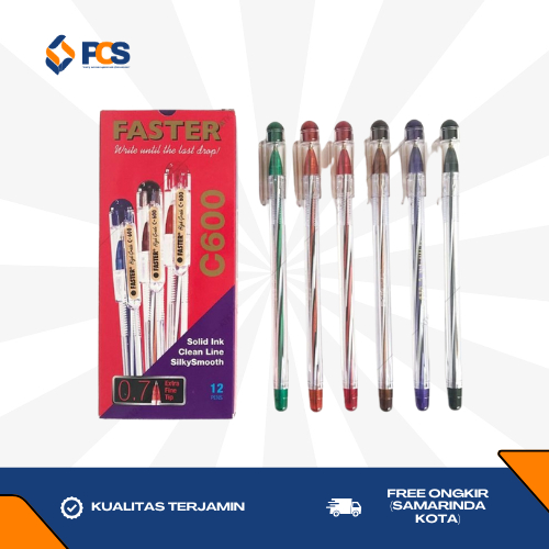 

Ballpoint Faster C-600 Biru