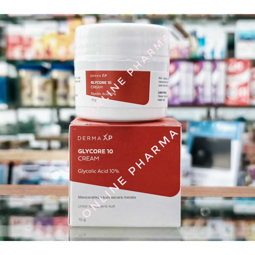 Glycore 10% cream ORIGINAL - Whitening Cream menyamarkan kulit gelap dan hitam