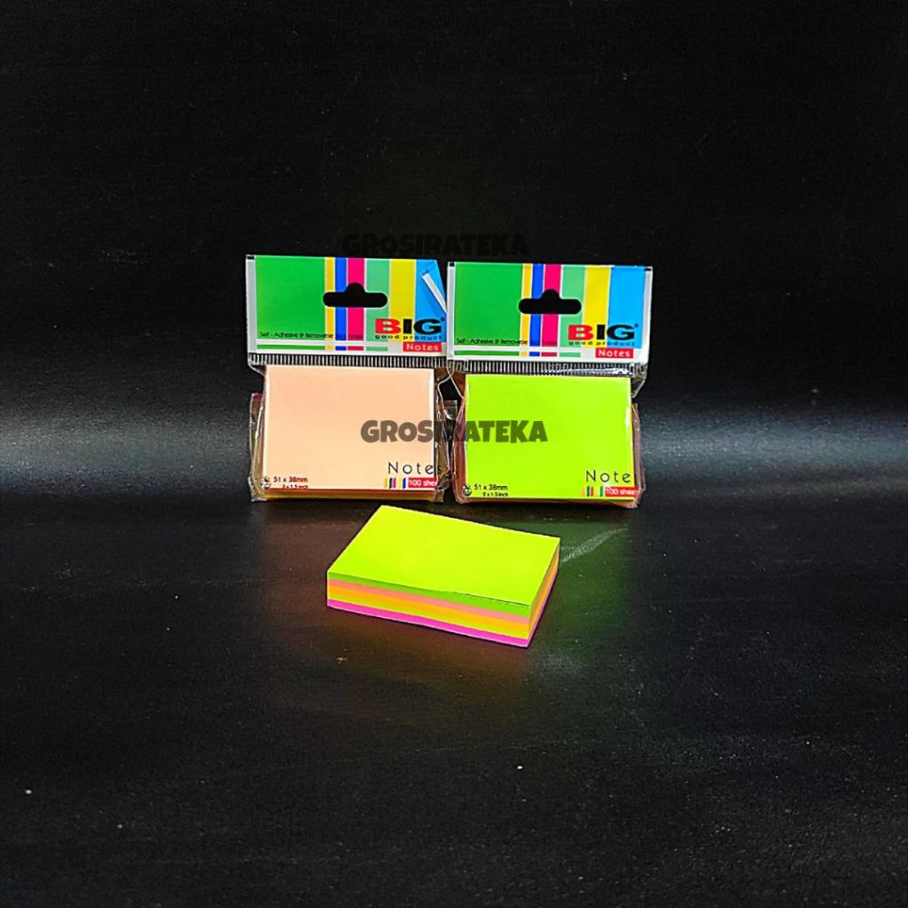 

PEMBATAS BUKU, STICKY NOTES, KERTAS MEMO, POS IT 51X38 TUMPUK BIG
