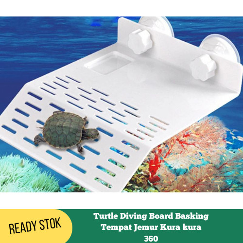 TURTLE DIVING BOARD BASKING TEMPAT JEMUR KURA KURA AIR MEDIUM 171