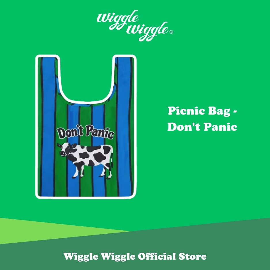 Wiggle Wiggle Picnic Bag - Don't Panic Tas Belanja Serbaguna