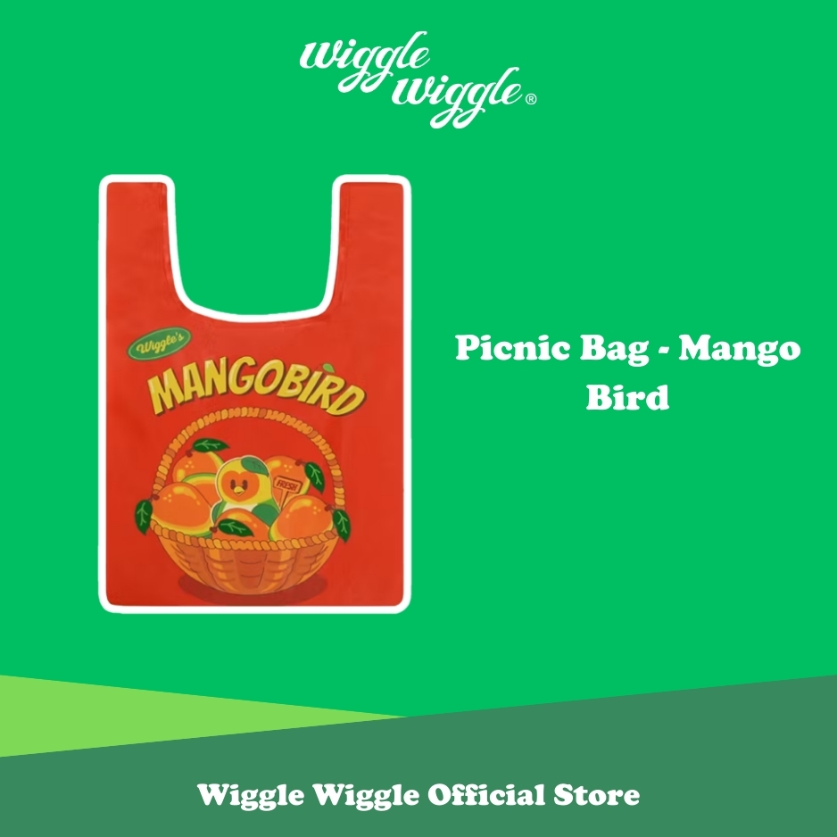 Wiggle Wiggle Picnic Bag - Mango Bird Tas Belanja Serbaguna