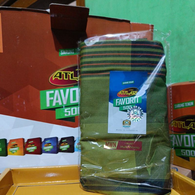 Sarung Atlas Favorit 500/Sarung Tenun/Sarung Atlas