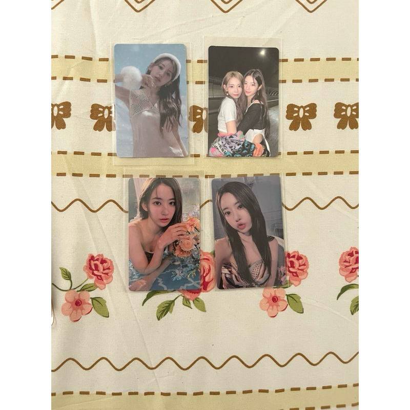 photocard lesserafim miyawaki sakura kazuha antifragile im fearless