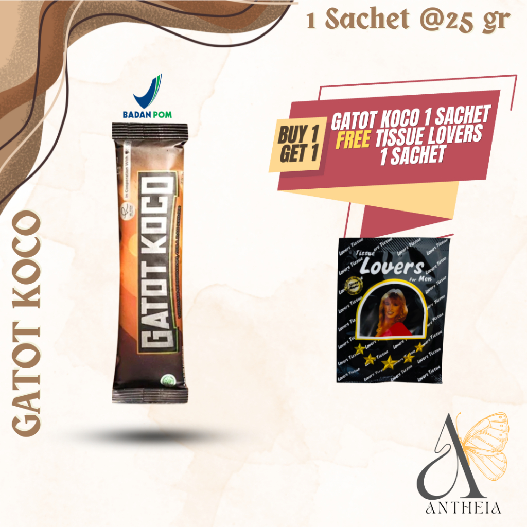 (1 Sachet) Kopi Gatot Koco Minuman Serbuk Gatot Kaca By dr Richard Lee Original BPOM