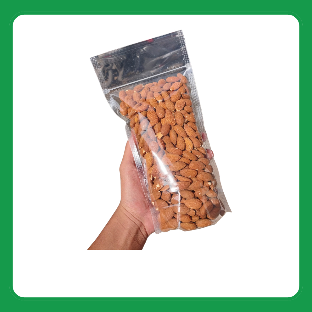 

kacang almond panggang 100gram - kacang almond siap makan